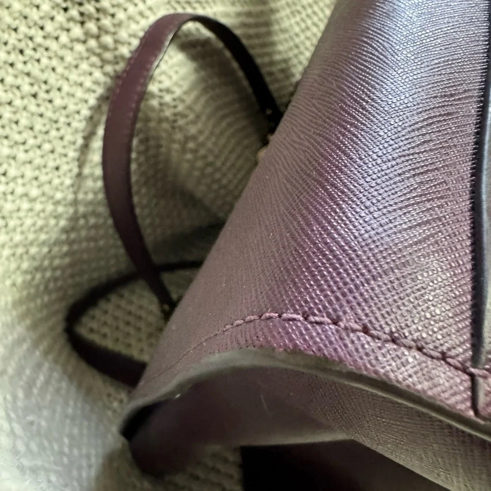 Michael Kors Purple Leather‎ Sofia Tote